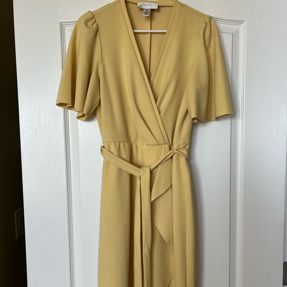 Yellow Donna Morgan dress